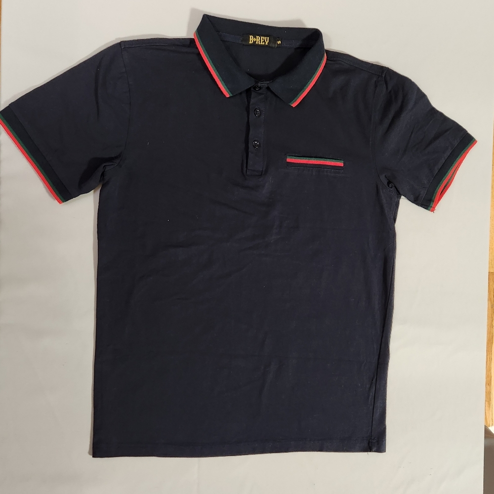 B Rey  Polo Shirt Size S